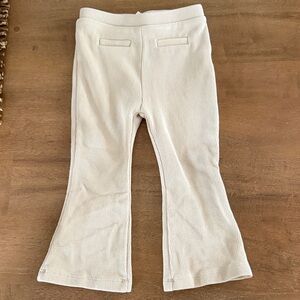 Zara Kids Cream Flared Pants